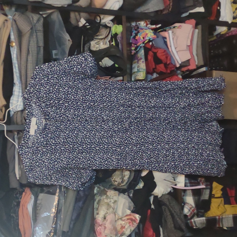 LOFT | Short Button Down Dress